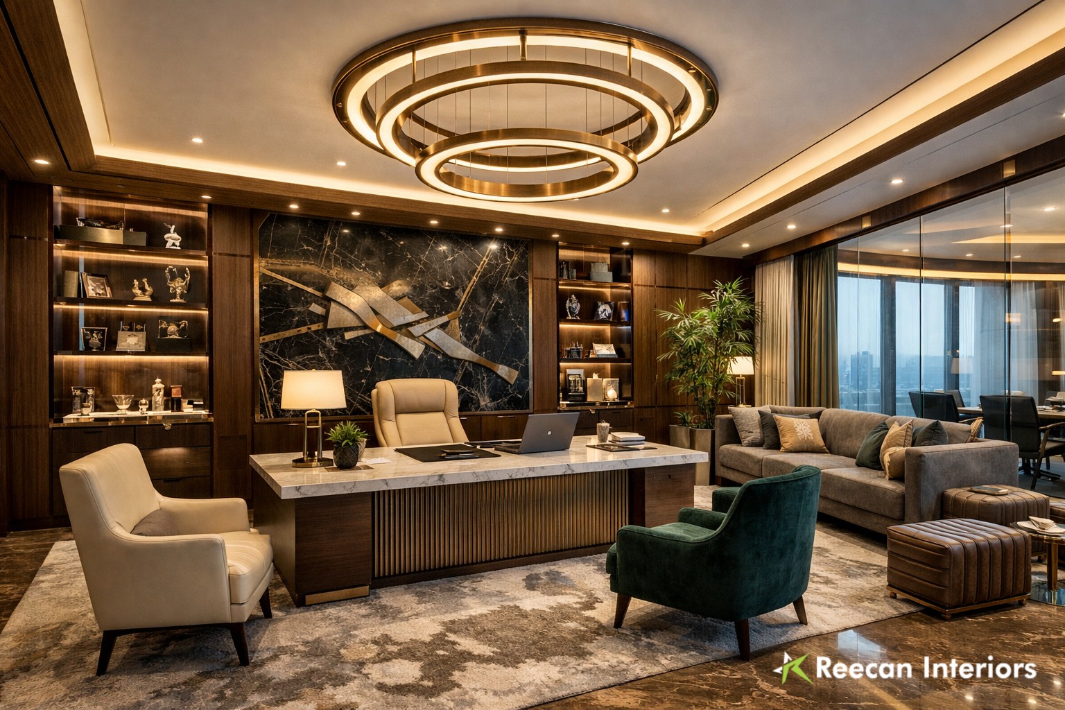 Luxury Office Interior Designer in Gurgaon | Turnkey Services - Reecan