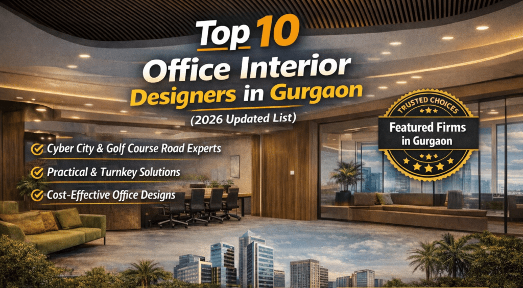 office interior designers in Gurgaon - Reecan Interiors completed project
